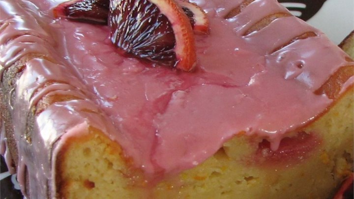 Blood Orange Yogurt Olive Oil Cake