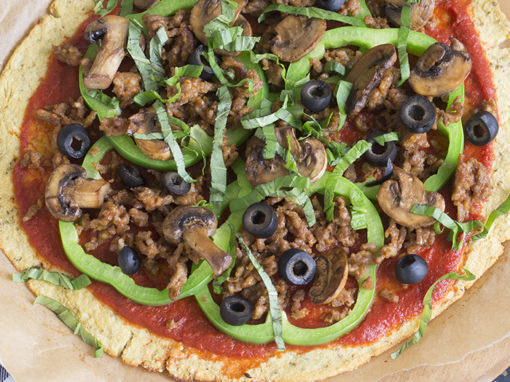 Paleo Cauliflower Pizza