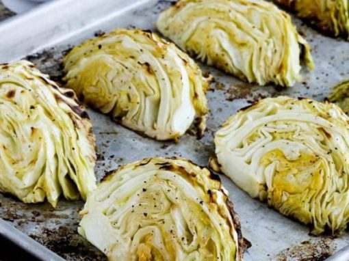 Low-Carb Roasted Cabbage