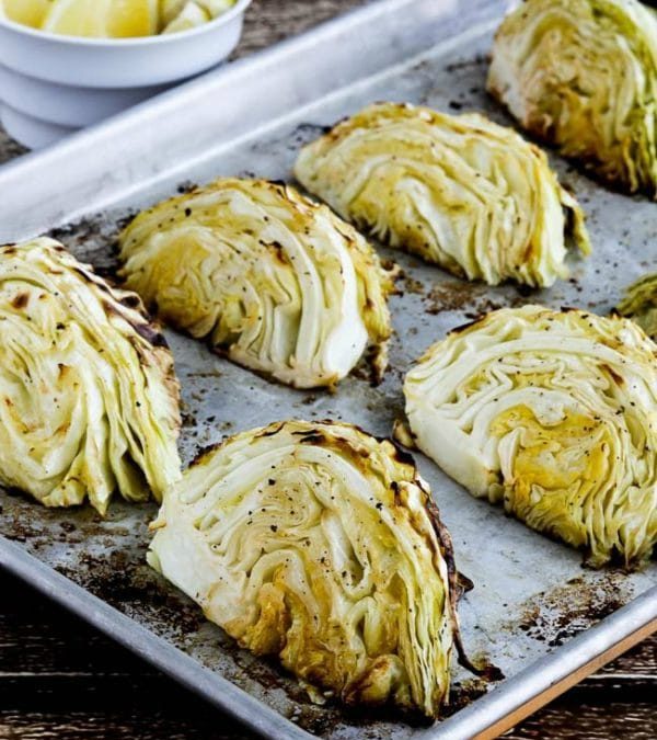 Low-Carb Roasted Cabbage