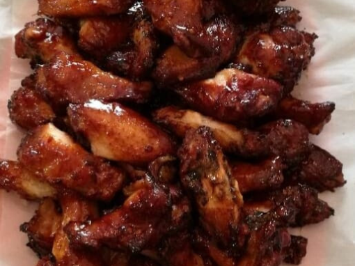 Blackberry-Ginger Balsamic Glazed Wings