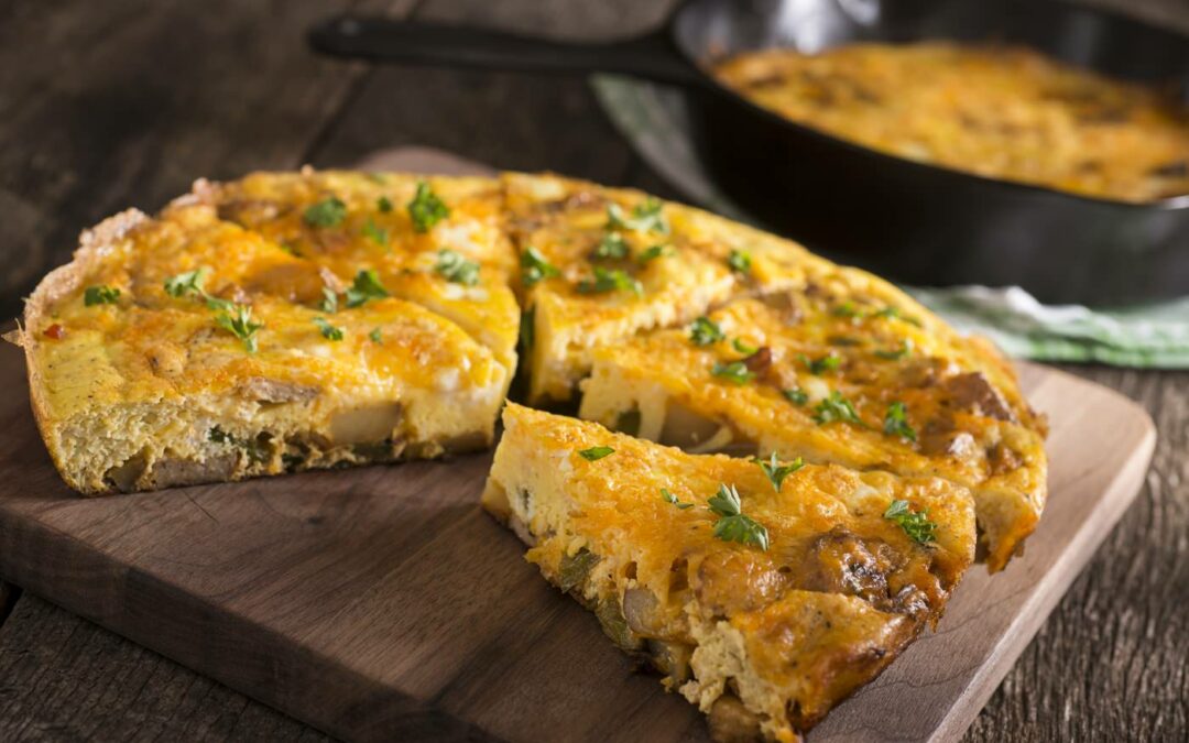 5 Pepper Frittata with Sausage